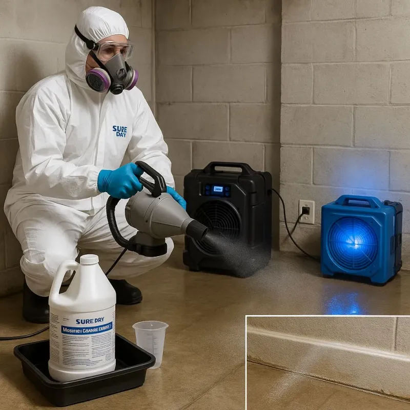 Sanitization and Odor Removal process in Meadowlakes, TX