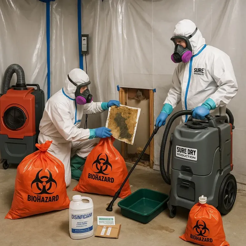 Contaminated Water Handling Protocols process in Meadowlakes, TX