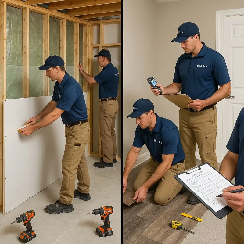 Repairs and Reconstruction process in Meadowlakes, TX